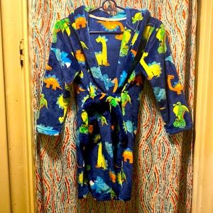 Hooded Bath Robe Size Kids Medium
